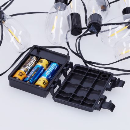 Brilagi - LED Εξωτερική  γιρλάντα 10xLED/3xAA 3,2m IP44 θερμό λευκό