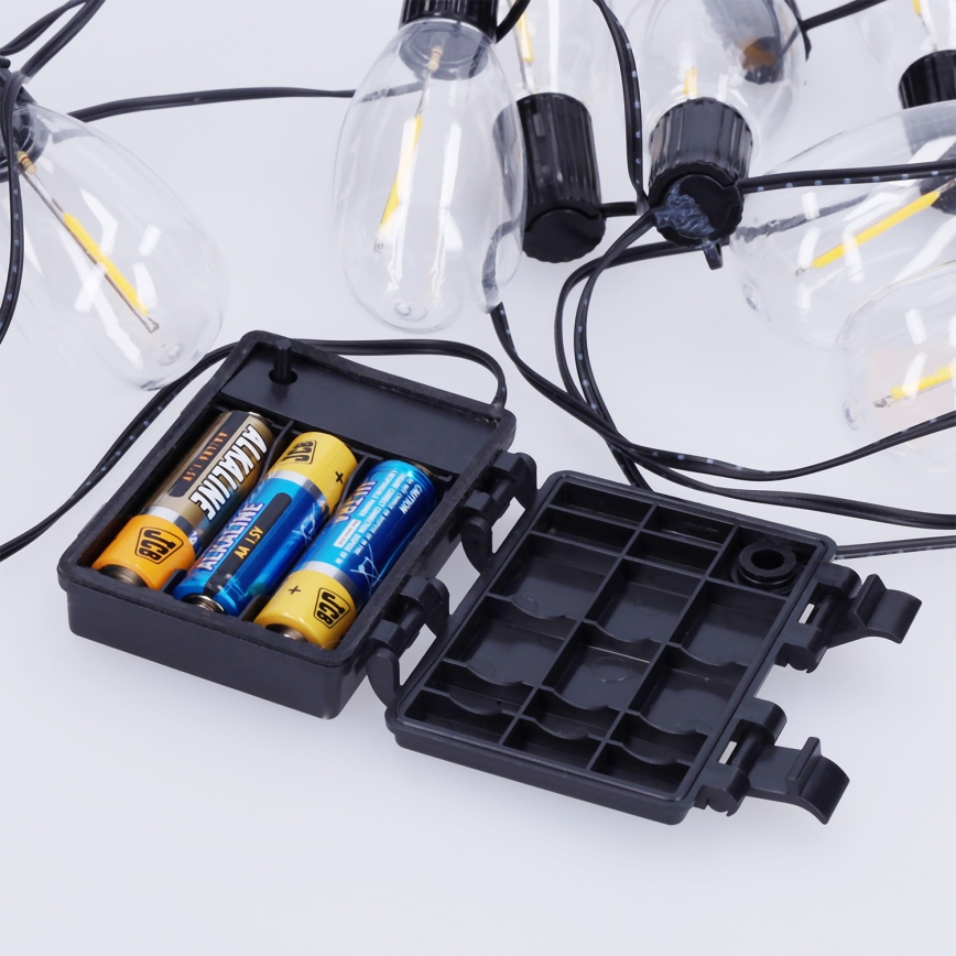 Brilagi - LED Εξωτερική  γιρλάντα 10xLED/3xAA 3,2m IP44 θερμό λευκό