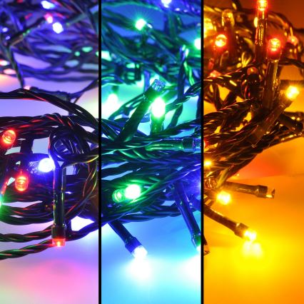 Brilagi - LED εξωτερική γιρλάντα 300 LED/8 λειτουργίες 35 m IP44 πολύχρωμη