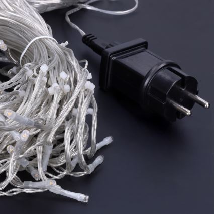 Brilagi - Εξωτερική LED γιρλάντα 360 LED / 8 λειτουργίες, 14 m, IP44, θερμό λευκό, σταλακτίτες