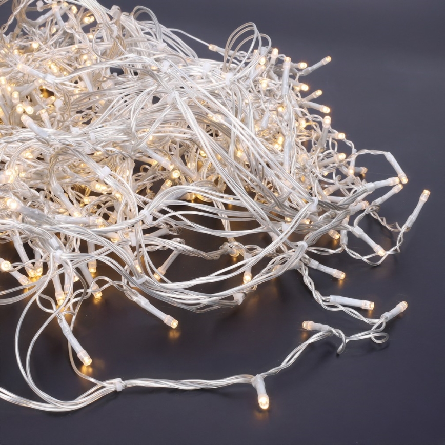 Brilagi - Εξωτερική LED γιρλάντα 360 LED / 8 λειτουργίες, 14 m, IP44, θερμό λευκό, σταλακτίτες