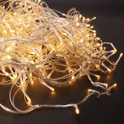 Brilagi - Εξωτερική LED γιρλάντα 360 LED / 8 λειτουργίες, 14 m, IP44, θερμό λευκό, σταλακτίτες