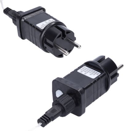 Brilagi - Εξωτερική LED γιρλάντα 360 LED / 8 λειτουργίες, 14 m, IP44, θερμό λευκό, σταλακτίτες