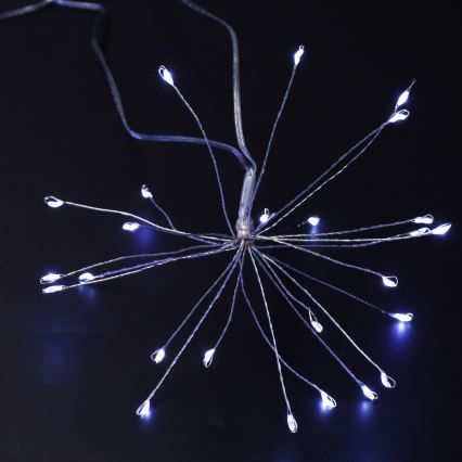 BRILAGI - LED εξωτερική χριστουγεννιάτικη γιρλάντα 150xLED 5m IP44 ψυχρό λευκό, εφέ πυροτεχνήματος