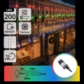BRILAGI - LED εξωτερική χριστουγεννιάτικη γιρλάντα 200xLED/3,6W/8 λειτουργίες 13x0,4m IP44 πολύχρωμη