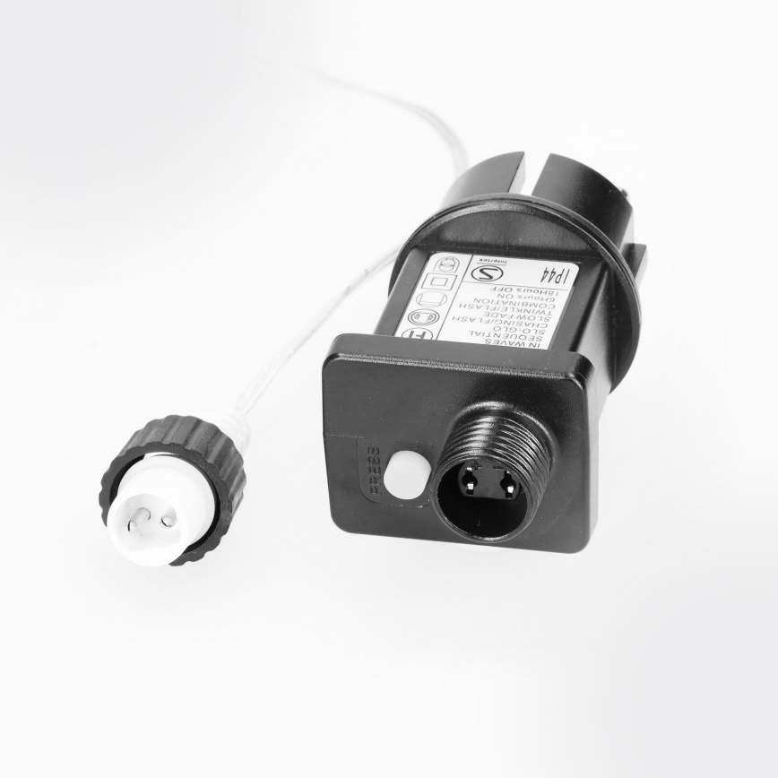 Brilagi - LED εξωτερική χριστουγεννιάτικη γιρλάντα 200xLED / 8 λειτουργίες 13m IP44 θερμό λευκό σε σχήμα σταλακτιτών