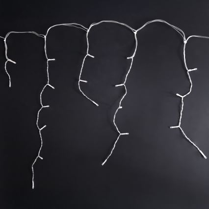 BRILAGI - LED Εξωτερική χριστουγεννιάτικη γιρλάντα 200xLED/8 λειτουργίες 13m IP44 ψυχρό λευκό σταλακτίτες