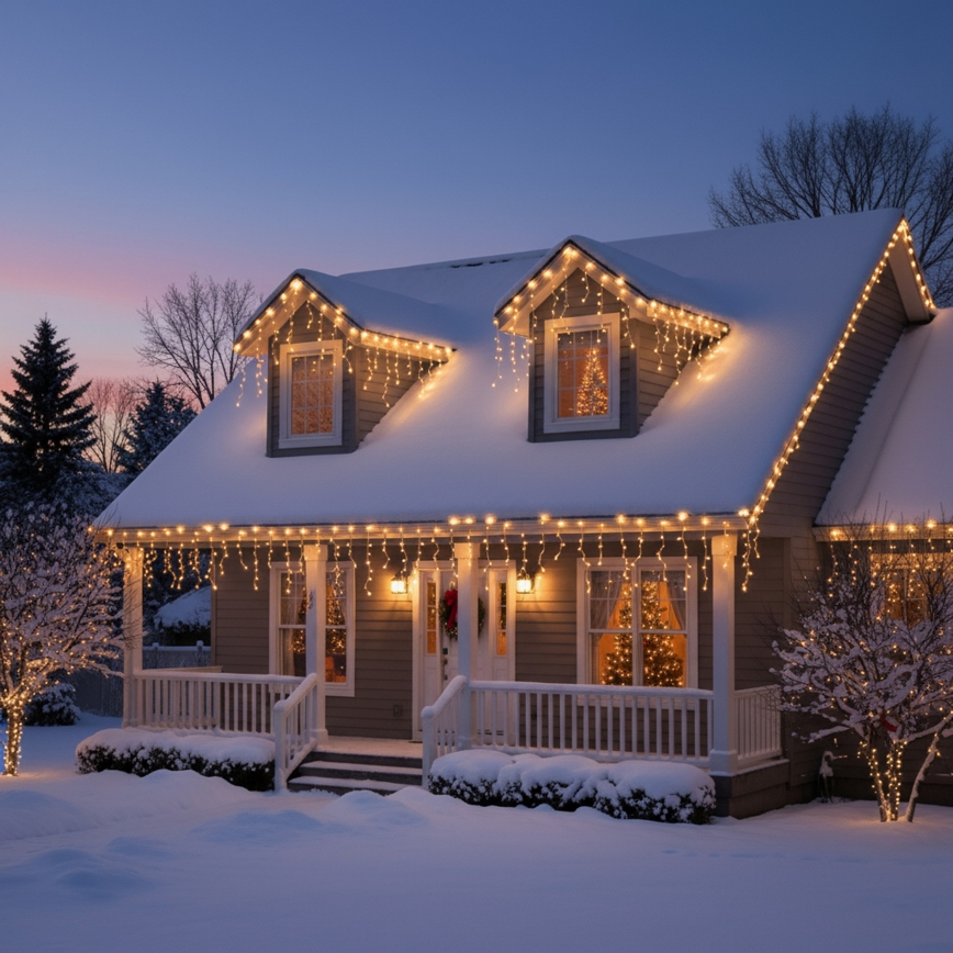 Brilagi - LED εξωτερική χριστουγεννιάτικη γιρλάντα 400xLED/8 λειτουργίες 23m IP44 θερμό λευκό