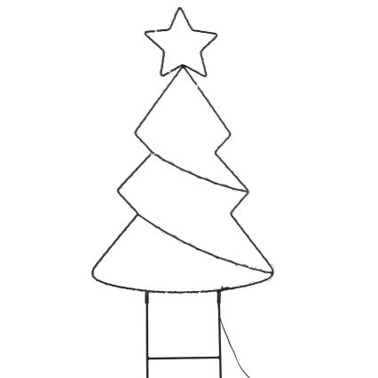 Brilagi - LED Εξωτερική χριστουγεννιάτικη διακόσμηση LED/3xAA IP44 68x29 cm δεντράκι