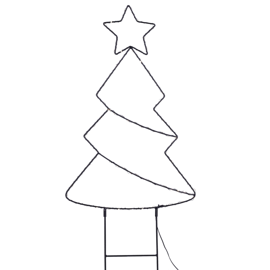 Brilagi - LED Εξωτερική χριστουγεννιάτικη διακόσμηση LED/3xAA IP44 68x29 cm δεντράκι