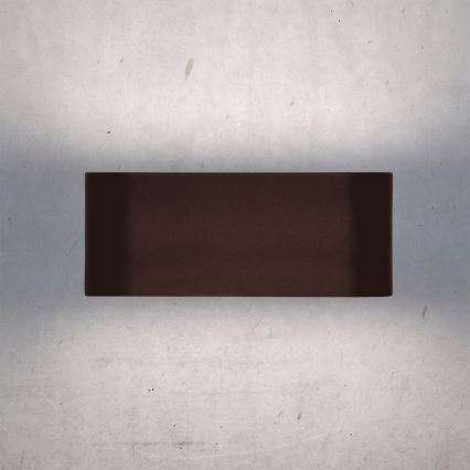 Brilagi - Επιτοίχιο εξωτερικό φωτιστικό BARI LED/7W/230V 3000/4000/6000K καφέ IP54