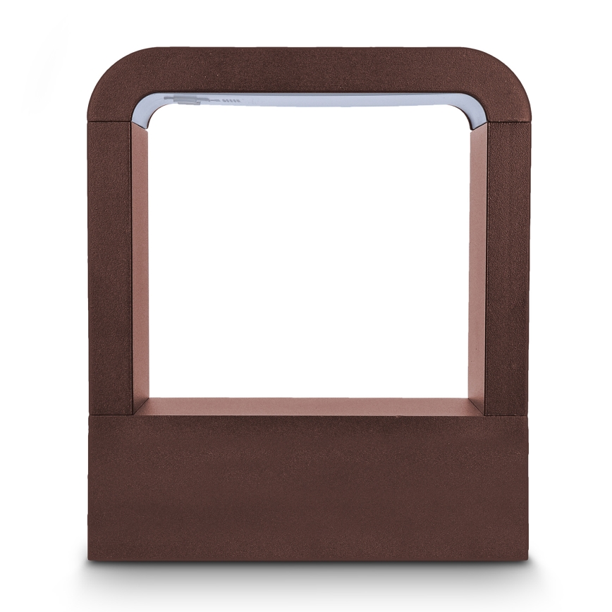 Brilagi - Επιτοίχιο εξωτερικό φωτιστικό BARI LED/7W/230V 3000/4000/6000K καφέ IP54