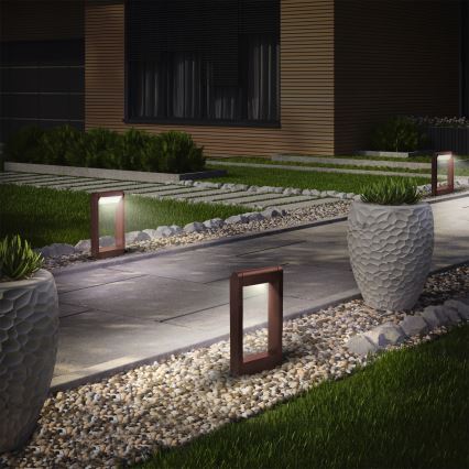 Brilagi - LED εξωτερικό φωτιστικό CROTONE LED/7W/230V καφέ IP54 30 cm