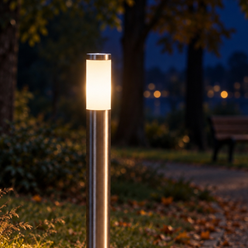 BRILAGI - LED φωτιστικό εξωτερικού χώρου ELIA 1xE27/7W/230V 4000K IP44 100 cm ματ χρώμιο