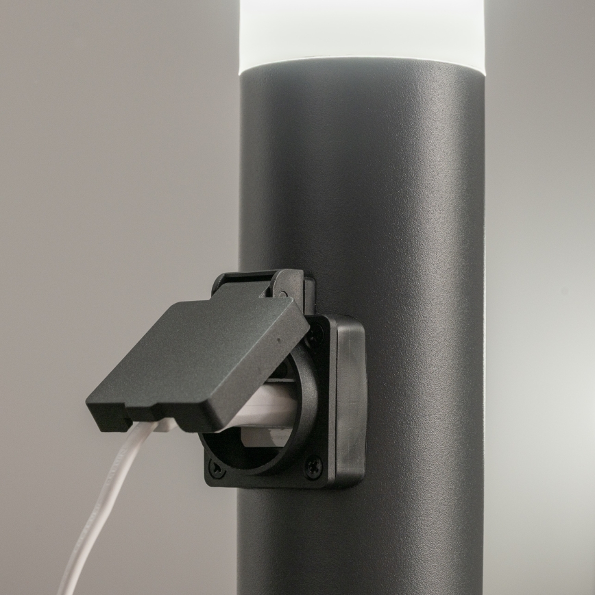 BRILAGI - LED εξωτερικό φωτιστικό με πρίζα ELIA 1xE27/7W/230V 4000K IP44 50 cm ανθρακί