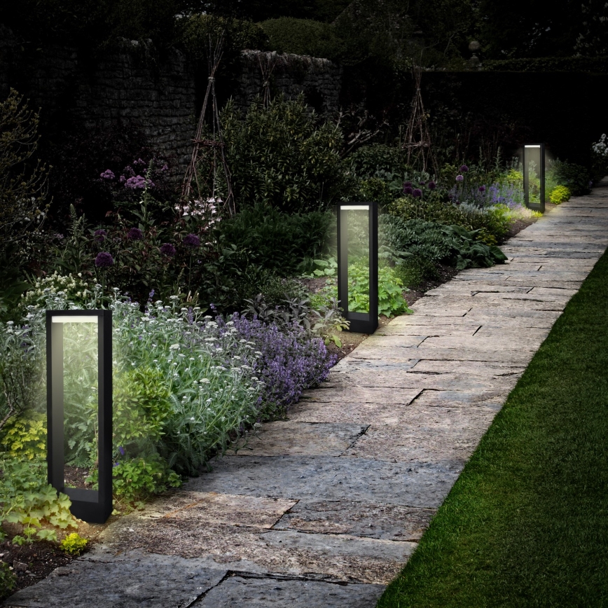 Brilagi - LED Εξωτερικό Φωτιστικό RAGUSA LED/7W/230V 3000/4000/6000K μαύρο IP54 50 εκ.