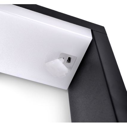 Brilagi - LED Εξωτερικό Φωτιστικό RAGUSA LED/7W/230V 3000/4000/6000K μαύρο IP54 50 εκ.