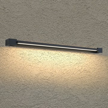 BRILAGI - LED Εξωτερικό φωτιστικό τοίχου AQUA LINE LED/24W/230V 90 cm IP44 μαύρο CRI 90