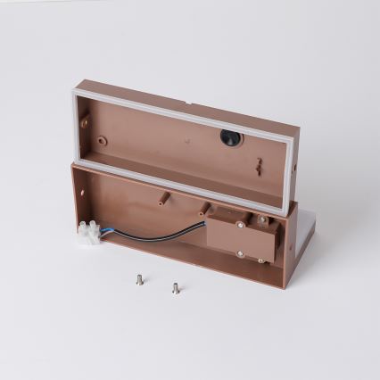 Brilagi - LED Εξωτερικό φωτιστικό τοίχου TESSI LED/10W/230V καφέ IP54