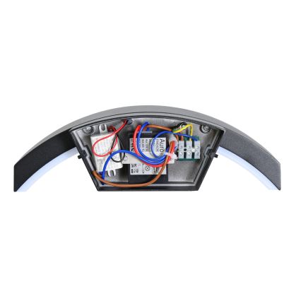 Brilagi - Εξωτερικό επιτοίχιο φωτιστικό LED με αισθητήρα ARCELO LED/8W/230V IP54