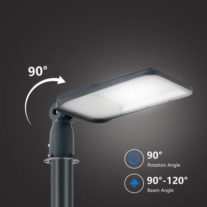 Brilagi - LED εξωτερικό φωτιστικό δρόμου με άρθρωση URBANLIGHT LED/100W/230V ανθρακί IP65