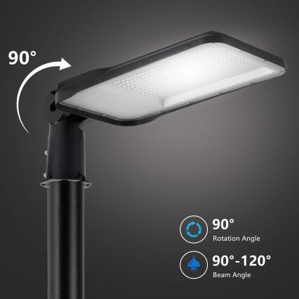 Brilagi - LED εξωτερικό φωτιστικό δρόμου με άρθρωση URBANLIGHT LED/200W/230V μαύρο IP65
