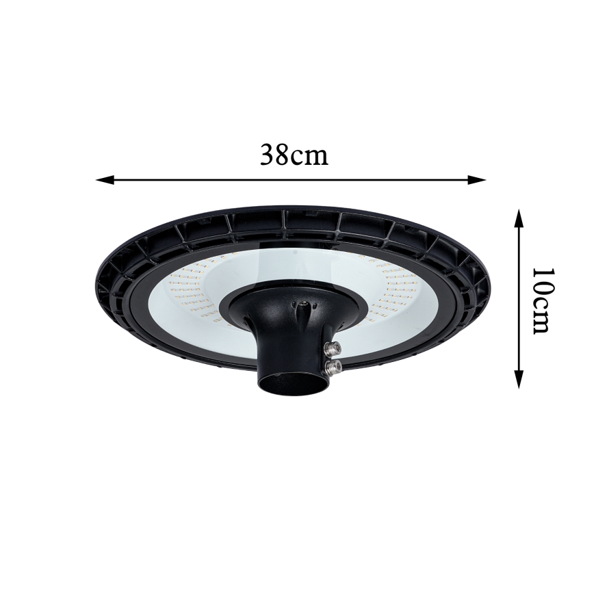 Brilagi - Εξωτερικό LED φωτιστικό δρόμου με στύλο 3 m URBANSPARK LED/60W/230V μαύρο IP65