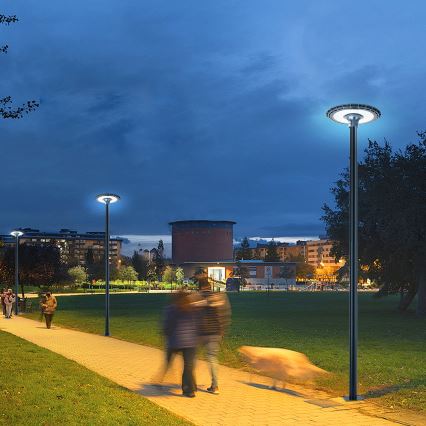 Brilagi - LED εξωτερικό φωτιστικό δρόμου με στύλο 3 m URBANSPARK LED/120W/230V ανθρακί IP65