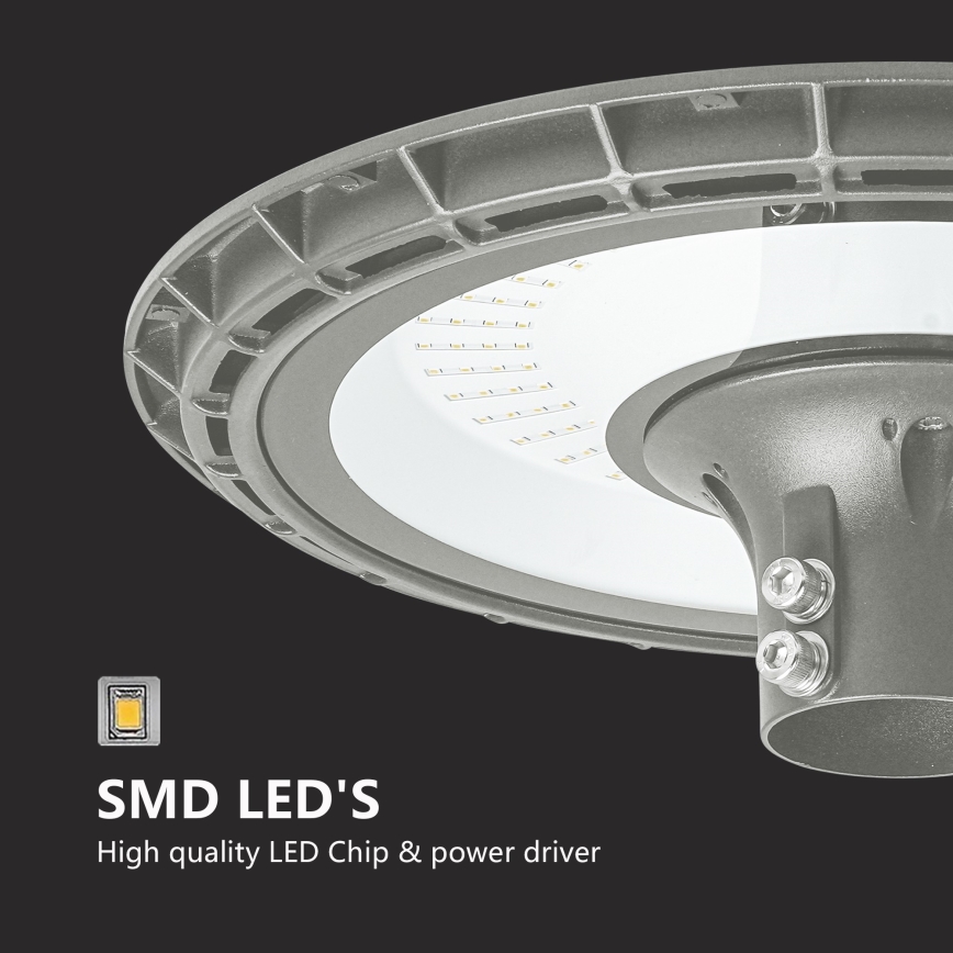 BRILAGI - LED εξωτερικό φωτιστικό δρόμου με στύλο 3 m URBANSPARK LED/120W/230V γκρι IP65