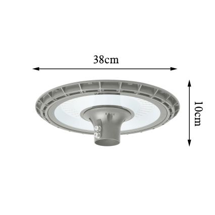 BRILAGI - LED εξωτερικό φωτιστικό δρόμου με στύλο 3 m URBANSPARK LED/120W/230V γκρι IP65