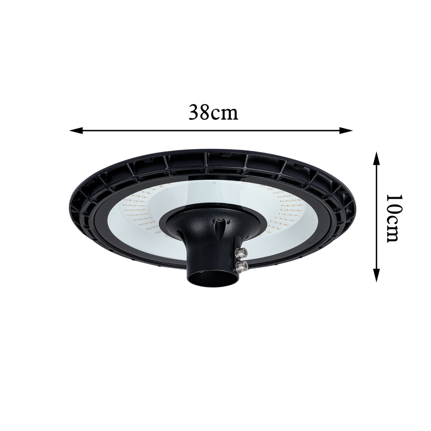 Brilagi - LED εξωτερικό φωτιστικό δρόμου με κολώνα 3 m URBANSPARK LED/120W/230V μαύρο IP65