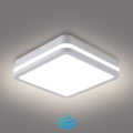 Brilagi - LED εξωτερικό φωτιστικό με αισθητήρα BENE LED/18W/230V 22x22 cm λευκό IP54