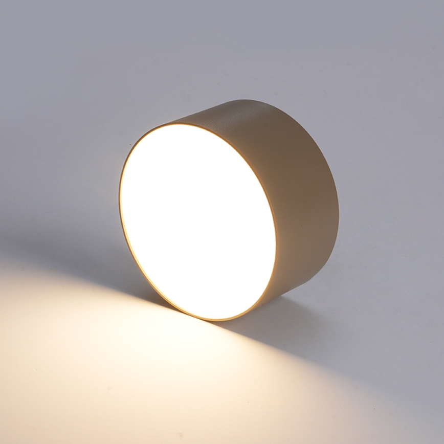 BRILAGI - LED Εξωτερικό φωτιστικό οροφής FORIS LED/14W/230V Ø 12 cm μπεζ IP44
