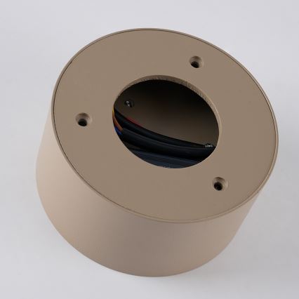 BRILAGI - LED Εξωτερικό φωτιστικό οροφής FORIS LED/14W/230V Ø 12 cm μπεζ IP44