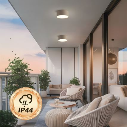 BRILAGI - LED Φωτιστικό οροφής εξωτερικού χώρου FORIS LED/20W/230V διάμ. 15 εκ. μπεζ IP44