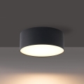 BRILAGI - LED Εξωτερικό φωτιστικό οροφής FORIS LED/9W/230V διάμ. 9 cm μαύρο IP44