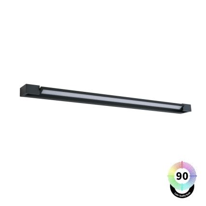 BRILAGI - Επιτοίχιο φωτιστικό εξωτερικού χώρου LED AQUA LINE LED/28W/230V 100 cm IP44 μαύρο CRI 90