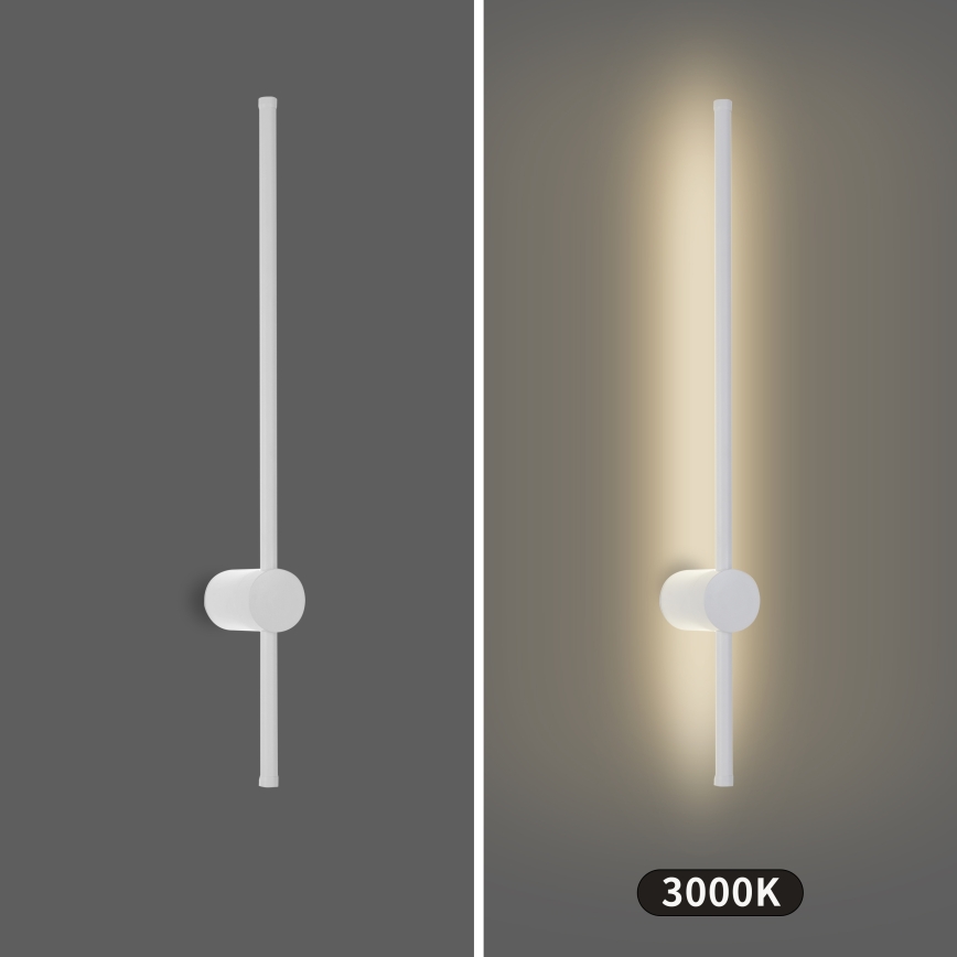 Brilagi - LED επιτοίχιο φωτιστικό εξωτερικού χώρου AURA LED/12W/230V 3000K IP54 65 cm λευκό CRI 90