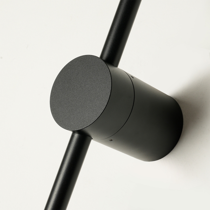 Brilagi - Εξωτερικό επιτοίχιο φωτιστικό LED AURA LED/12W/230V 4000K IP54 65 cm μαύρο CRI 90