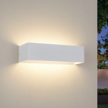 Brilagi - LED εξωτερικό επιτοίχιο φωτιστικό DONNANI LED/12W/230V 30 cm λευκό IP44