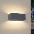 Brilagi - LED εξωτερικό επιτοίχιο φωτιστικό DONNANI LED/7W/230V 20 cm ανθρακί IP44