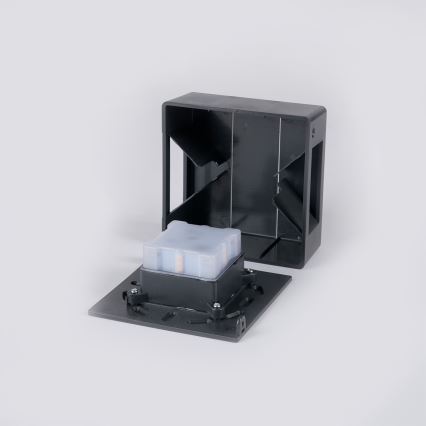 Brilagi -LED Εξωτερικό επιτοίχιο φωτιστικό DOUBLERAY LINE LED/6W/230V ανθρακί IP54