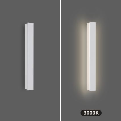 Brilagi - LED Εξωτερικό επιτοίχιο φωτιστικό LINEAR LED/12W/230V 3000K IP65 50 cm λευκό CRI 90