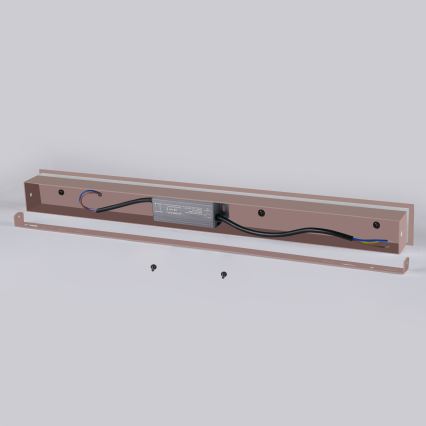 Brilagi - LED Επιτοίχιο φωτιστικό εξωτερικού χώρου LINEAR LED/12W/230V 3000K IP65 50 cm καφέ CRI 90
