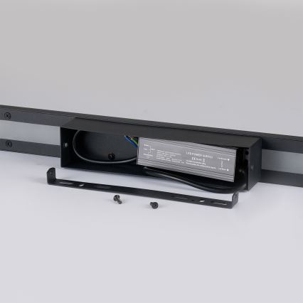Brilagi - Εξωτερικό επιτοίχιο φωτιστικό LED LUNA LED/30W/230V 3000K IP65 150 cm μαύρο CRI 90
