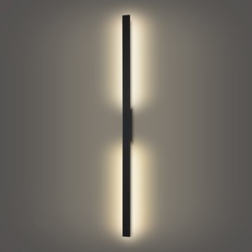 Brilagi - LED εξωτερικό επιτοίχιο φωτιστικό LUNA LED/30W/230V 4000K IP65 150 cm μαύρο CRI 90