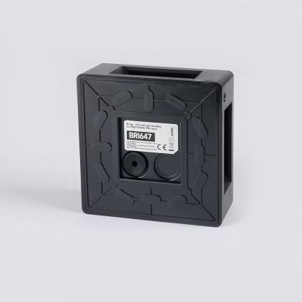 Brilagi - LED Εξωτερικό επιτοίχιο φωτιστικό QUADRAY LED/6W/230V μαύρο IP54