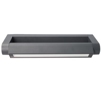 Brilagi - LED εξωτερικό επιτοίχιο φωτιστικό SALERNO LED/12W/230V 35,5 cm ανθρακί IP65