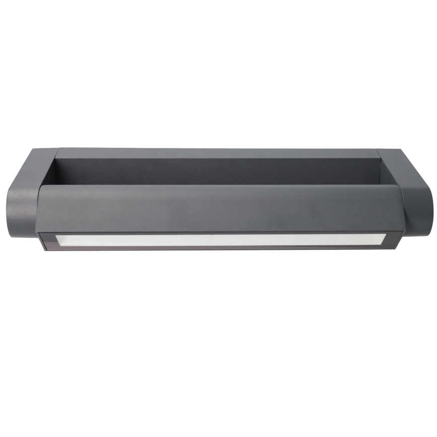 Brilagi - LED εξωτερικό επιτοίχιο φωτιστικό SALERNO LED/12W/230V 35,5 cm ανθρακί IP65