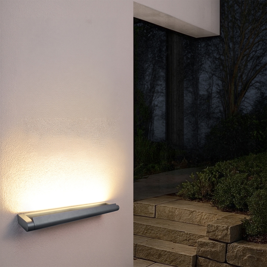 Brilagi - LED Εξωτερικό επιτοίχιο φωτιστικό SALERNO LED/24W/230V 66 cm ανθρακί IP65